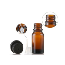 Personal Care essential oil glass  bottle with plastic lid